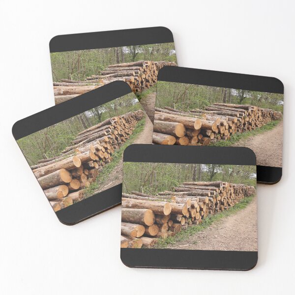 Item preview, Pile Of Logs By A Path designed and sold by GlendaGoddard5.