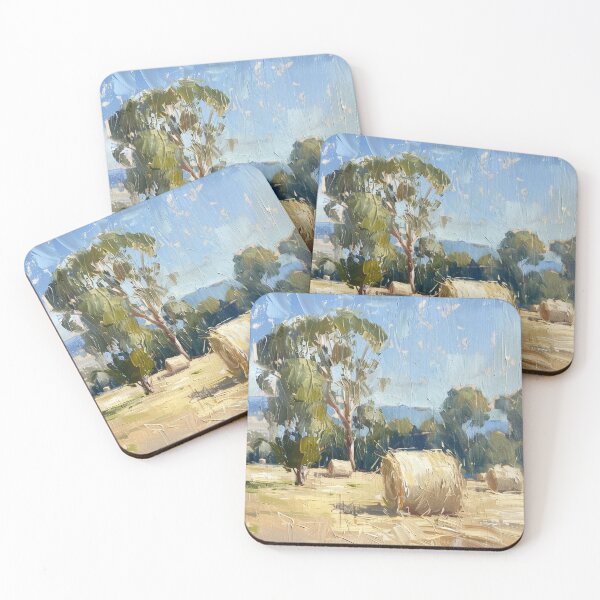 Item preview, Hay Bales on a Summer Day designed and sold by Hartbecke.