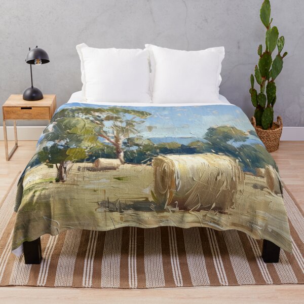 Item preview, Hay Bales on a Summer Day designed and sold by Hartbecke.