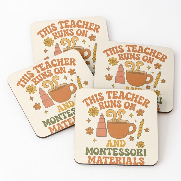 Item preview, Retro Funky Montessori – Coffee and Materials designed and sold by MforMontessori.