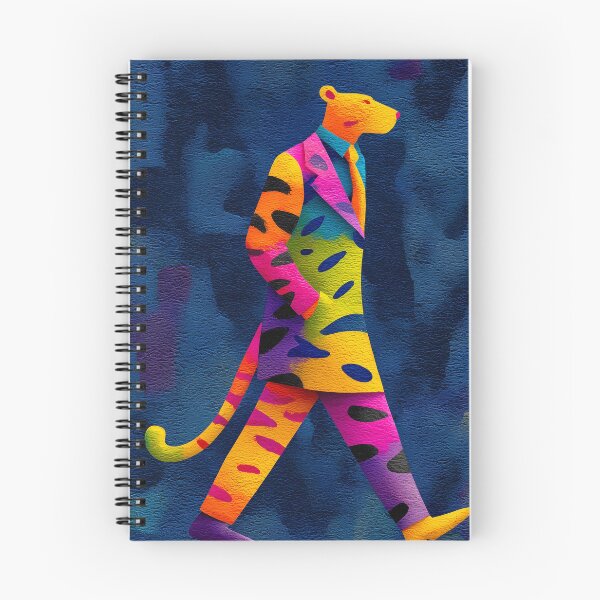 Item preview, Vibrant Abstract Tiger Street Art – Modern Anthropomorphic Painting designed and sold by Gino By Design.