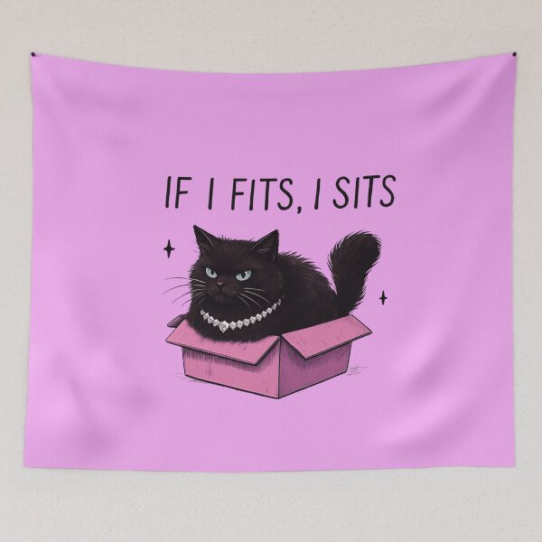 Item preview, If i fits, i sits designed and sold by seahorse crossing.