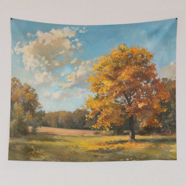 Item preview, Autumn Tree Color in Field designed and sold by Hartbecke.