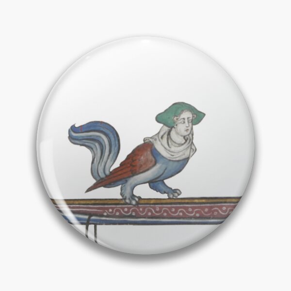 Item preview, Medieval harpies marginalia designed and sold by IllmadeErrant.