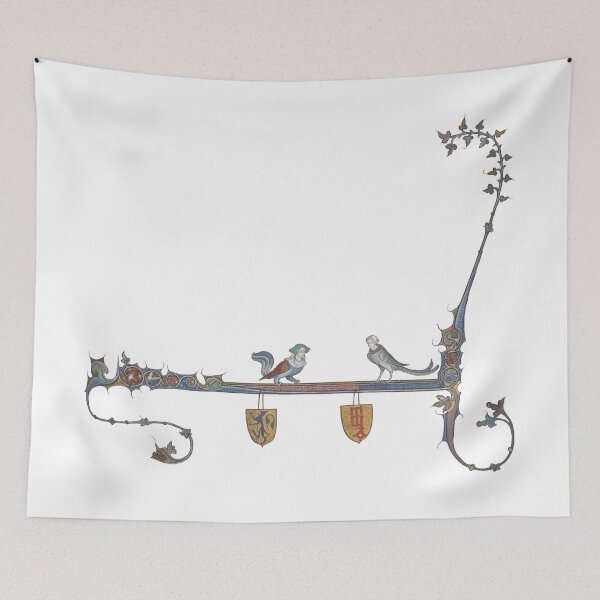 Item preview, Medieval harpies marginalia designed and sold by IllmadeErrant.