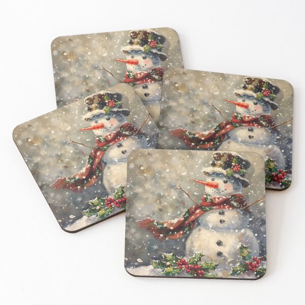 Item preview, Adorable Snowman in Snowstorm designed and sold by Hartbecke.