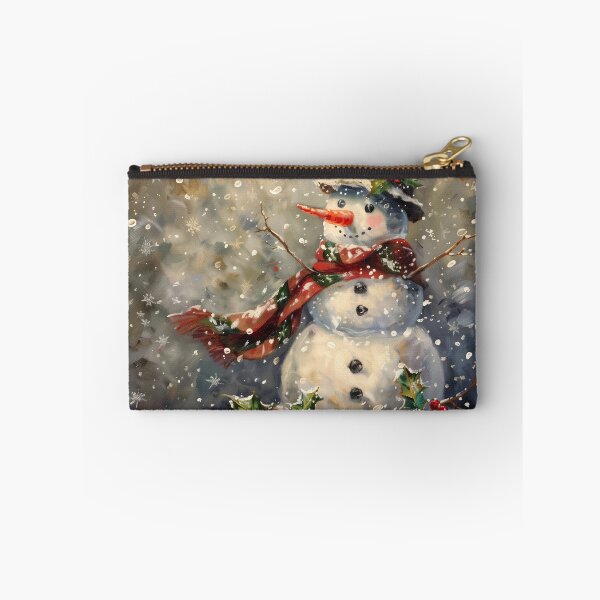 Item preview, Adorable Snowman in Snowstorm designed and sold by Hartbecke.