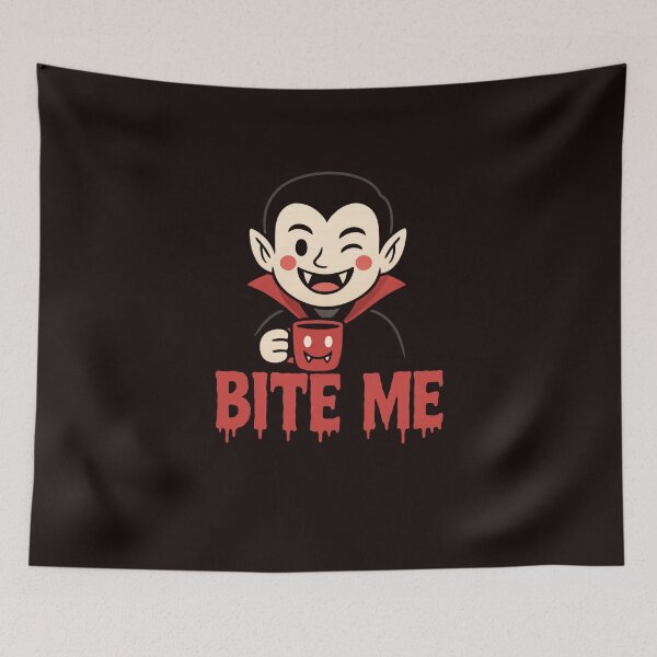 Item preview, “Bite Me” designed and sold by MakisRIZOS.