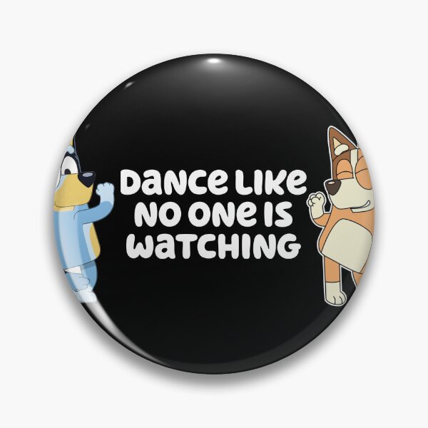 Item preview, Dance like no one is watching with Bandit and Chilli (White) designed and sold by FloresFun.