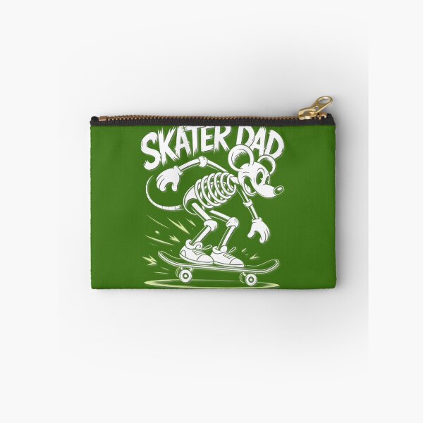 Item preview, Skater Dad Skeleton Mouse Retro Art designed and sold by Vincent Holden.