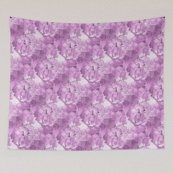 Item preview, Pastel Kale Cabbage Floral Pattern in Pink designed and sold by Artistestella.