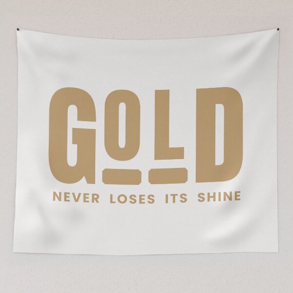 Item preview, Gold - Never Loses Its Shine Essential T-Shirt designed and sold by freshwear design.