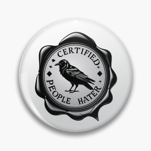 Item preview, Certified People Hater designed and sold by marshmelephant.