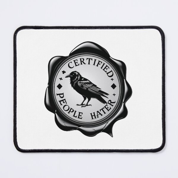 Item preview, Certified People Hater designed and sold by marshmelephant.