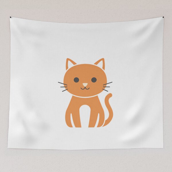 Artikelvorschau, Cute Simple Orange Cat entworfen und verkauft von TiloVosano.
