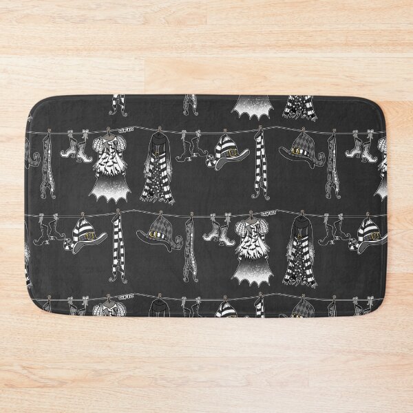 Item preview, Witches' Laundry Day (Monochrome Version) designed and sold by JanGrackle.