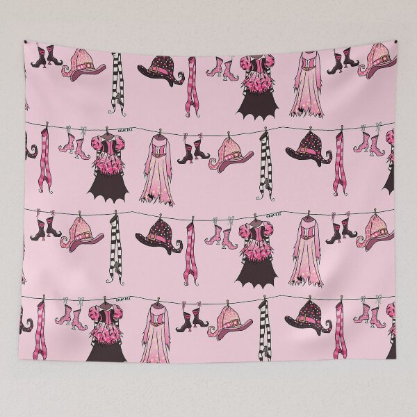 Item preview, Witches' Laundry Day (Pink Version) designed and sold by JanGrackle.