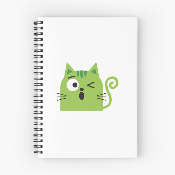 Item preview, Cute Simple Green Cat, Winking  designed and sold by TiloVosano.
