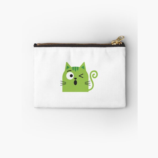 Item preview, Cute Simple Green Cat, Winking  designed and sold by TiloVosano.