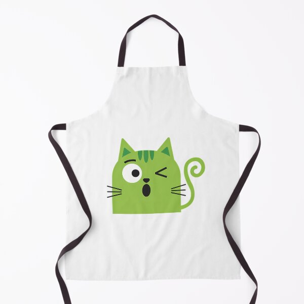 Item preview, Cute Simple Green Cat, Winking  designed and sold by TiloVosano.