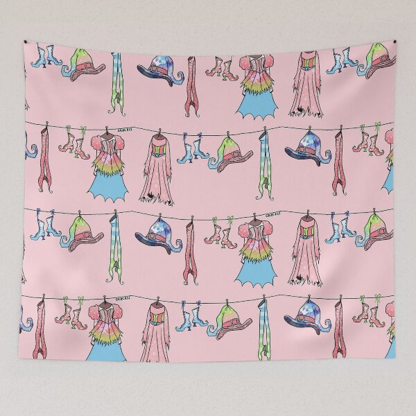Item preview, Witches' Laundry Day (Dragon Magic Version) designed and sold by JanGrackle.