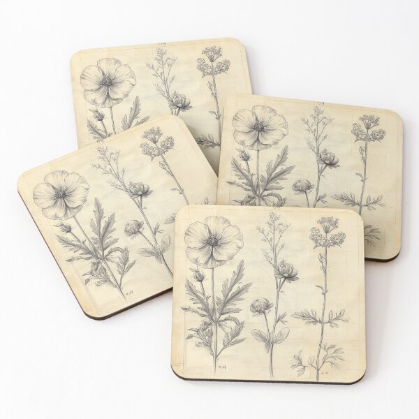 Item preview, Vintage Botanical Flower Illustration – Scientific Plant Drawing for Nature Lovers and Cottagecore Decor designed and sold by myfavoritesm4.