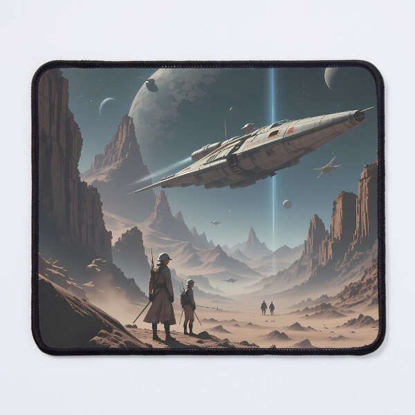 Item preview, Futuristic Visions Epic Sci-Fi Landscapes Cities Art designed and sold by ART ATTACK ZONE.