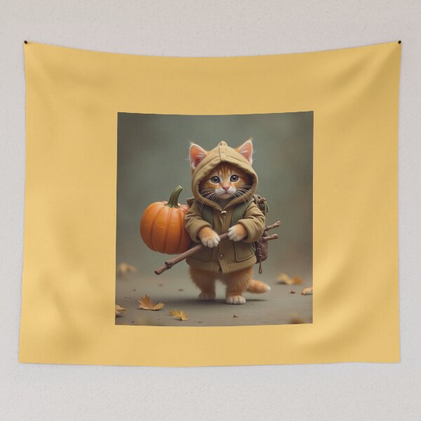 Item preview, Cute kitty hobo designed and sold by seahorse crossing.