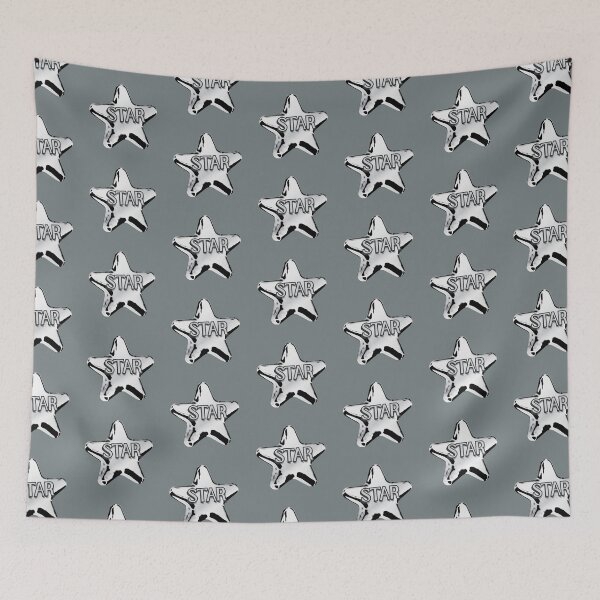 Item preview, Metallic Star Text Design – Aesthetic Starry Star Shaped A designed and sold by Furkan Al-Gburi.