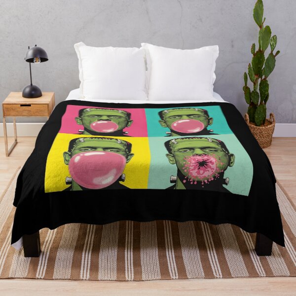 Item preview, Frankenstein Monster Bubble Gum Funny Pop Art Halloween designed and sold by elderberry.
