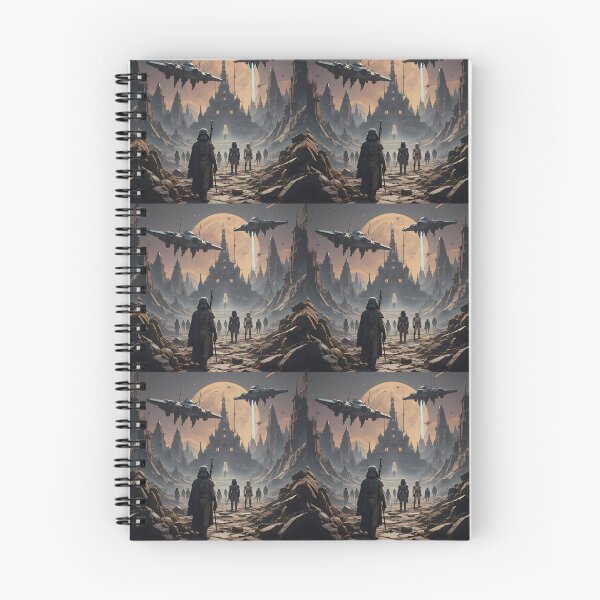 Item preview, Warriors Futuristic Visions Epic Sci-Fi Landscapes Cities Art designed and sold by ART ATTACK ZONE.