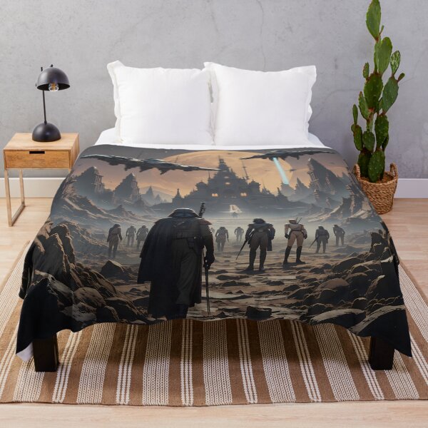Item preview, Warriors Futuristic Visions Epic Sci-Fi Landscapes Cities Art designed and sold by ART ATTACK ZONE.