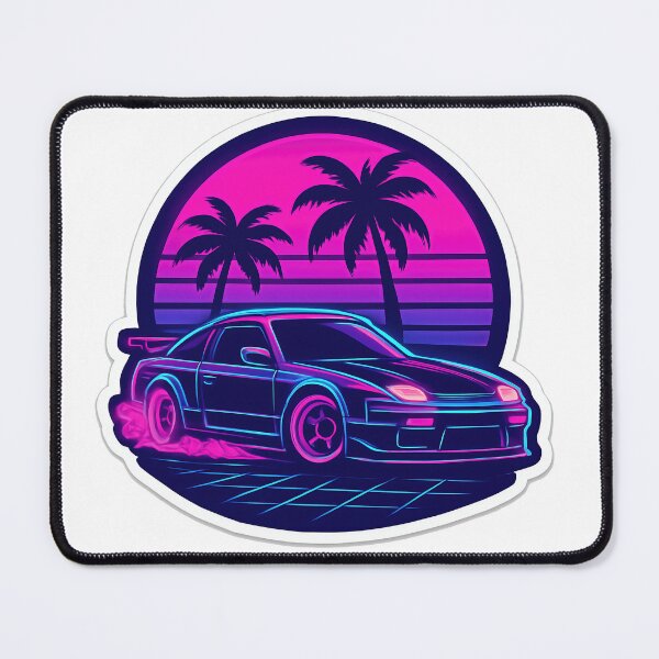 Item preview, Miami Neon Drift Car designed and sold by Kurwear.
