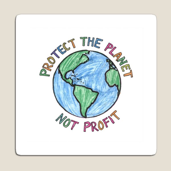 Item preview, Proteger el planeta, no las ganancias designed and sold by pnknessprojects.