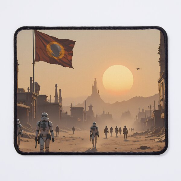 Item preview, Desert Futuristic Visions Epic Sci-Fi Landscapes Cities Art designed and sold by ART ATTACK ZONE.