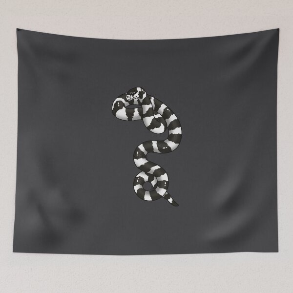 Item preview, California Kingsnake Desert Banded II - Black and White designed and sold by anacecilia.