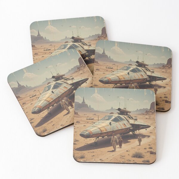 Item preview, Old Retro Visions Epic Sci-Fi Landscapes Cities Art designed and sold by ART ATTACK ZONE.
