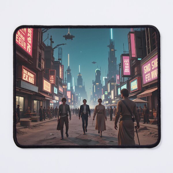 Item preview, Walking Futuristic Visions Epic Sci-Fi Landscapes Cities Art designed and sold by ART ATTACK ZONE.