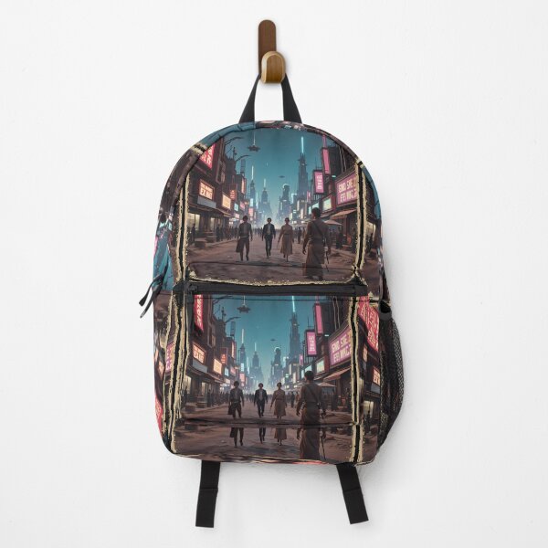 Item preview, Walking Futuristic Visions Epic Sci-Fi Landscapes Cities Art designed and sold by ART ATTACK ZONE.