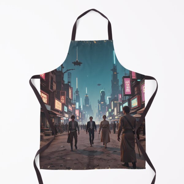 Item preview, Walking Futuristic Visions Epic Sci-Fi Landscapes Cities Art designed and sold by ART ATTACK ZONE.