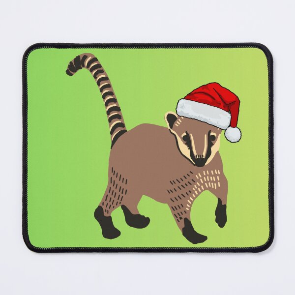 Item preview, Cute Christmas design inspired by the well-known animal in Costa Rica, the coati. designed and sold by SIL-STUDIO .