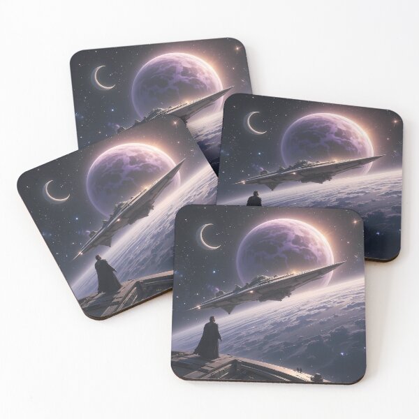 Item preview, Space Exploring Cosmic Infinity Majestic Sci-Fi Landscapes designed and sold by ART ATTACK ZONE.
