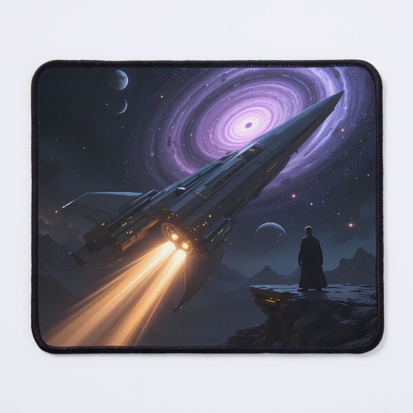 Item preview, Surreal Space Exploring Cosmic Infinity Majestic Sci-Fi Landscapes designed and sold by ART ATTACK ZONE.