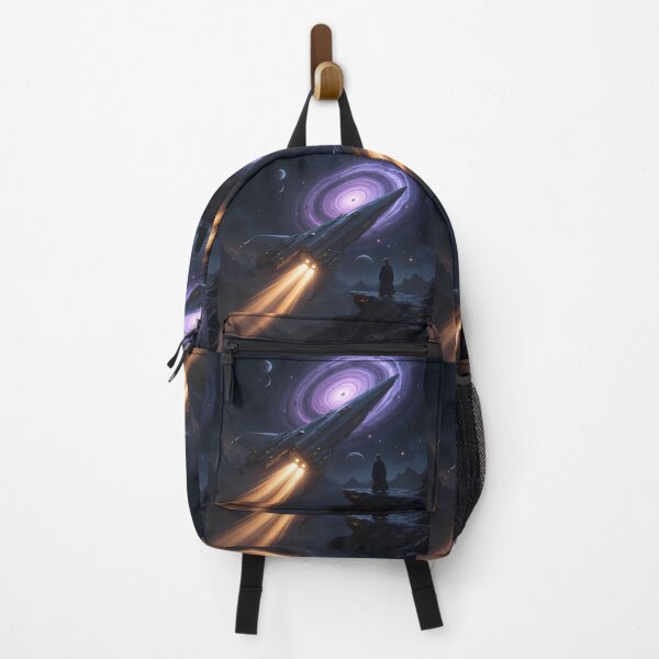 Item preview, Surreal Space Exploring Cosmic Infinity Majestic Sci-Fi Landscapes designed and sold by ART ATTACK ZONE.