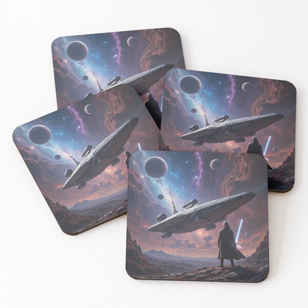 Item preview, Epic Space Exploring Cosmic Infinity Majestic Sci-Fi Landscapes designed and sold by ART ATTACK ZONE.