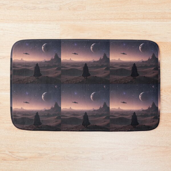 Item preview, Alone Space Exploring Cosmic Infinity Majestic Sci-Fi Landscapes designed and sold by ART ATTACK ZONE.