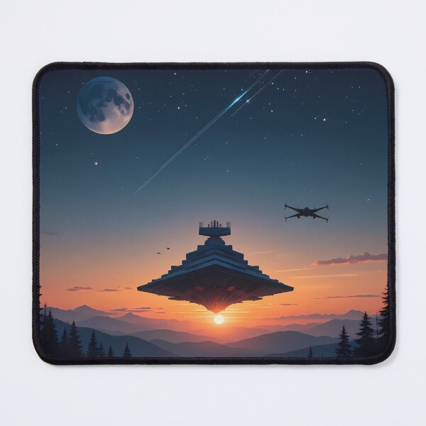Item preview, Mountains Space Exploring Cosmic Infinity Majestic Sci-Fi Landscapes designed and sold by ART ATTACK ZONE.