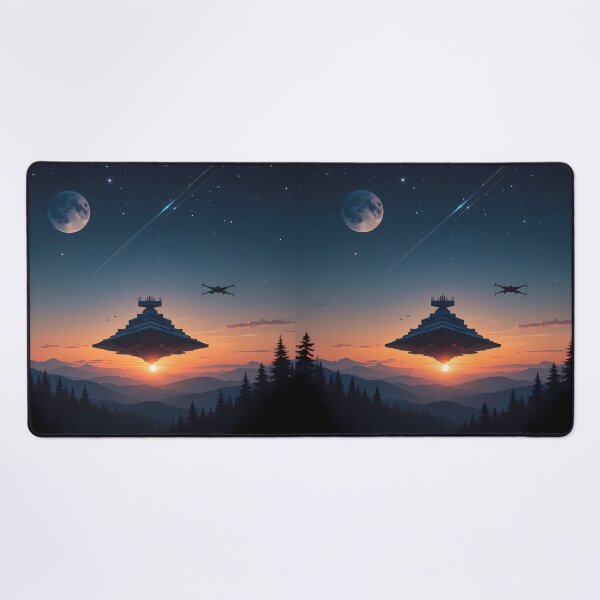 Item preview, Mountains Space Exploring Cosmic Infinity Majestic Sci-Fi Landscapes designed and sold by ART ATTACK ZONE.