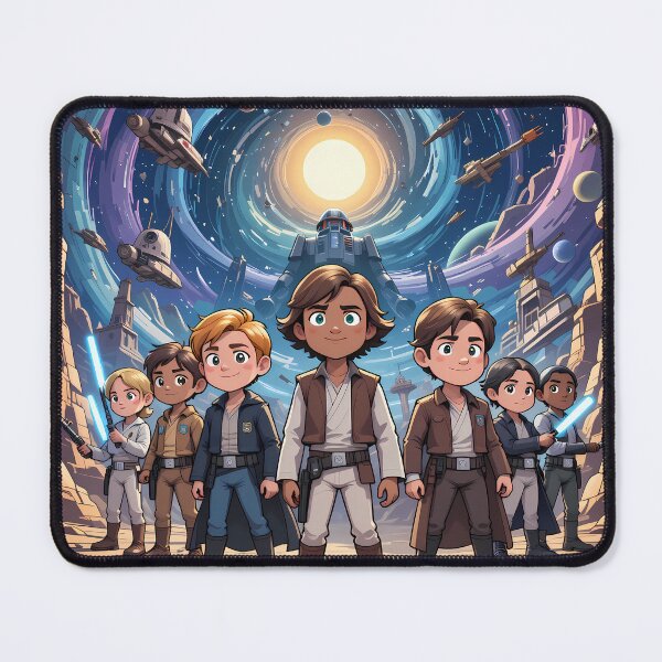 Item preview, Adorable Star Wars Characters Embark Galactic Adventures designed and sold by ART ATTACK ZONE.