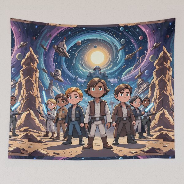 Item preview, Adorable Star Wars Characters Embark Galactic Adventures designed and sold by ART ATTACK ZONE.